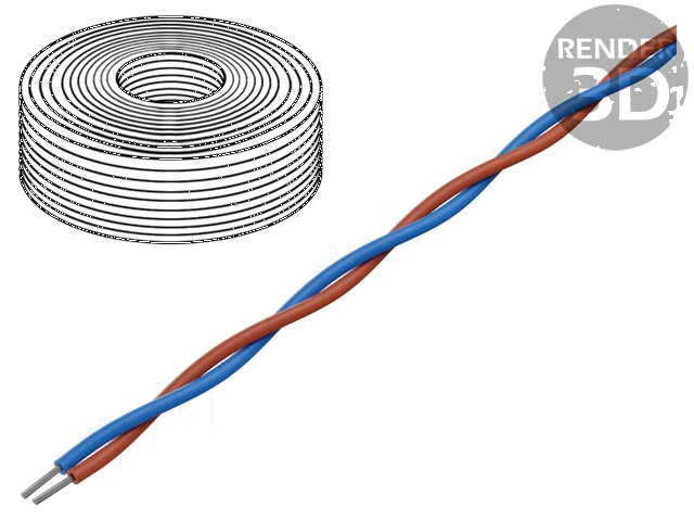 Compensatiedraad L; Isolatie: PVC; Aders: 1; Vorm: rond; 1,5mm2 Compensatiedraad L; Isolatie: PVC; Aders: 1; Vorm: rond; 1,5mm2